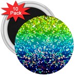 Glitter 4 3  Button Magnet (10 pack)