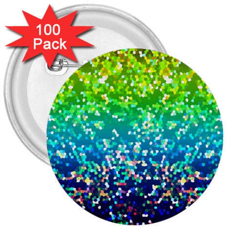 Glitter 4 3  Button (100 pack) from ArtsNow.com Front