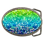 Glitter 4 Belt Buckle (Oval)