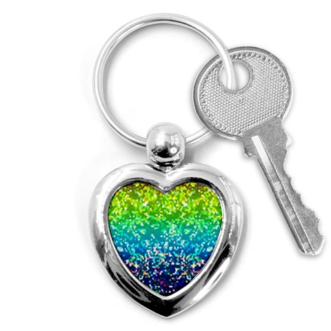 Glitter 4 Key Chain (Heart) from ArtsNow.com Front