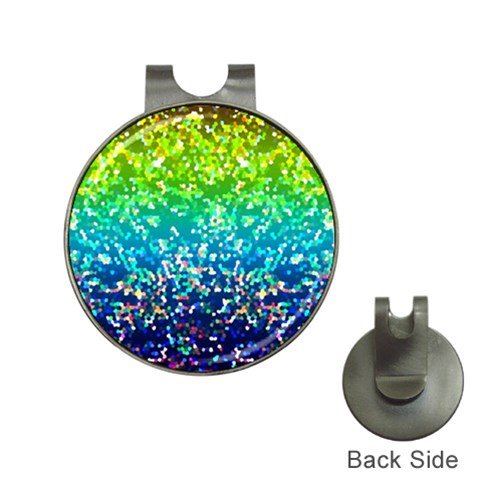 Glitter 4 Hat Clip with Golf Ball Marker from ArtsNow.com Front