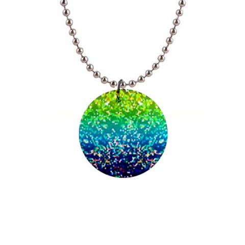 Glitter 4 Button Necklace from ArtsNow.com Front