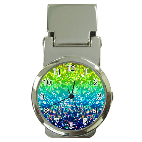 Glitter 4 Money Clip with Watch from ArtsNow.com Front