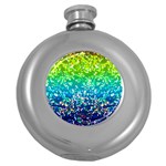 Glitter 4 Hip Flask (Round)