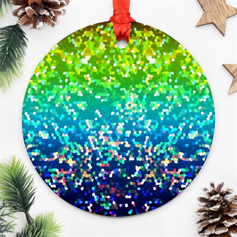 Glitter 4 Round Ornament (Two Sides) from ArtsNow.com Front