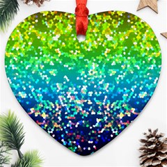 Glitter 4 Heart Ornament (Two Sides) from ArtsNow.com Back