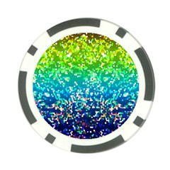 Glitter 4 Poker Chip from ArtsNow.com Back