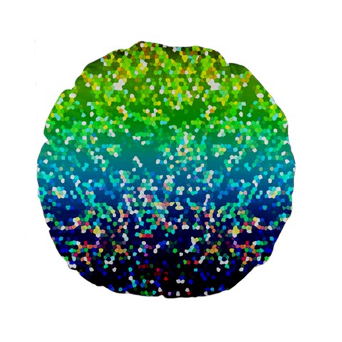 Glitter 4 15  Premium Round Cushion  from ArtsNow.com Front