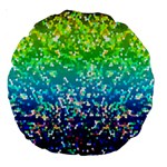 Glitter 4 18  Premium Round Cushion 