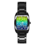 Glitter 4 Stainless Steel Barrel Watch