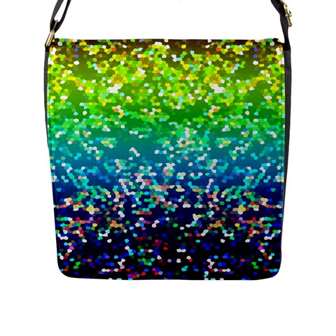 Glitter 4 Flap Closure Messenger Bag (Large) from ArtsNow.com Front