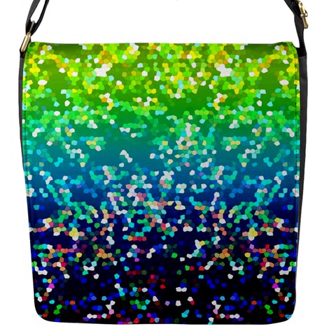 Glitter 4 Flap Closure Messenger Bag (Small) from ArtsNow.com Front