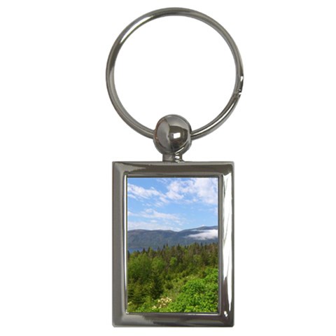 Newfoundland Key Chain (Rectangle) from ArtsNow.com Front