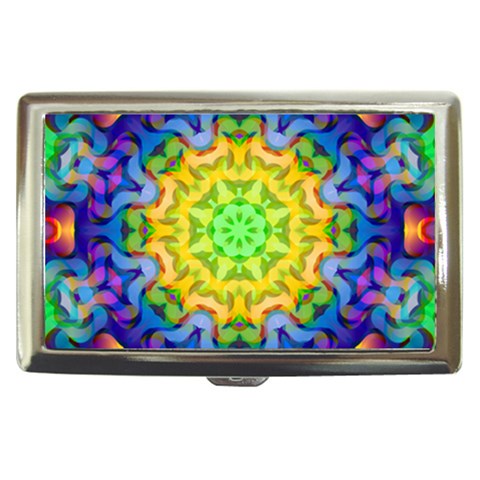 Psychedelic Abstract Cigarette Money Case from ArtsNow.com Front