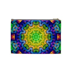 Psychedelic Abstract Cosmetic Bag (Medium) from ArtsNow.com Back