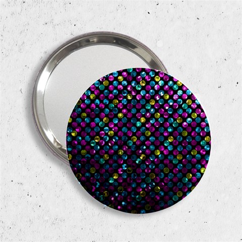 Polka Dot Sparkley Jewels 2 Handbag Mirror (2.25 ) from ArtsNow.com Front