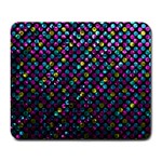 Polka Dot Sparkley Jewels 2 Large Mouse Pad (Rectangle)