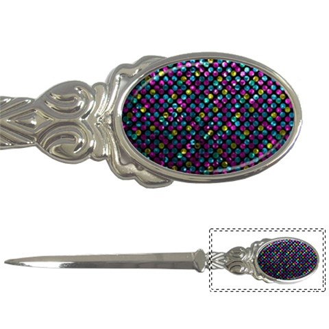 Polka Dot Sparkley Jewels 2 Letter Opener from ArtsNow.com Front