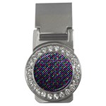 Polka Dot Sparkley Jewels 2 Money Clip (CZ)