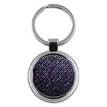 Polka Dot Sparkley Jewels 2 Key Chain (Round)