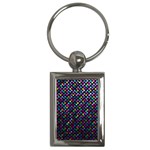 Polka Dot Sparkley Jewels 2 Key Chain (Rectangle)