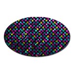 Polka Dot Sparkley Jewels 2 Magnet (Oval)