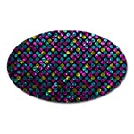 Polka Dot Sparkley Jewels 2 Magnet (Oval)