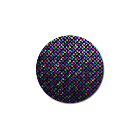 Polka Dot Sparkley Jewels 2 Golf Ball Marker from ArtsNow.com Front