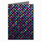 Polka Dot Sparkley Jewels 2 Greeting Card