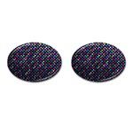 Polka Dot Sparkley Jewels 2 Cufflinks (Oval)