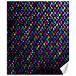 Polka Dot Sparkley Jewels 2 Canvas 8  x 10  (Unframed)