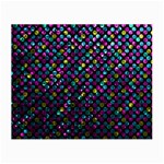 Polka Dot Sparkley Jewels 2 Glasses Cloth (Small, Two Sided)