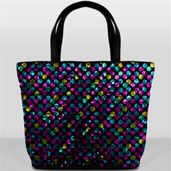 Polka Dot Sparkley Jewels 2 Bucket Handbag from ArtsNow.com Front