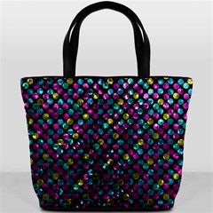 Polka Dot Sparkley Jewels 2 Bucket Handbag from ArtsNow.com Back