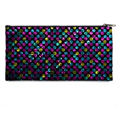 Polka Dot Sparkley Jewels 2 Pencil Case from ArtsNow.com Back