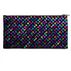 Polka Dot Sparkley Jewels 2 Pencil Case from ArtsNow.com Back