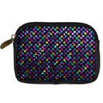 Polka Dot Sparkley Jewels 2 Digital Camera Leather Case