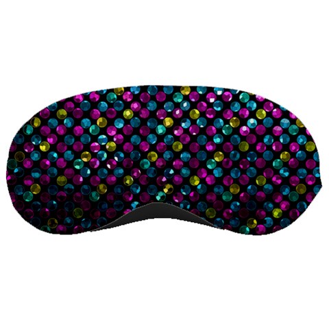 Polka Dot Sparkley Jewels 2 Sleeping Mask from ArtsNow.com Front