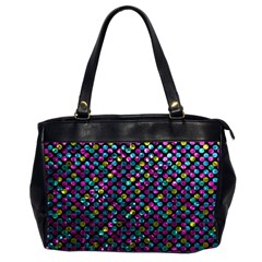 Polka Dot Sparkley Jewels 2 Oversize Office Handbag (Two Sides) from ArtsNow.com Front