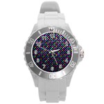 Polka Dot Sparkley Jewels 2 Plastic Sport Watch (Large)