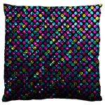 Polka Dot Sparkley Jewels 2 Large Cushion Case (Single Sided) 