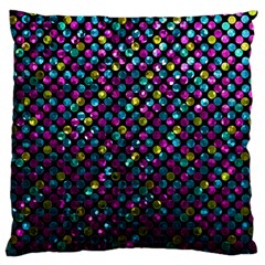 Polka Dot Sparkley Jewels 2 Large Cushion Case (Two Sided)  from ArtsNow.com Front