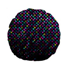 Polka Dot Sparkley Jewels 2 15  Premium Round Cushion  from ArtsNow.com Front