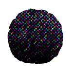 Polka Dot Sparkley Jewels 2 15  Premium Round Cushion 