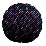 Polka Dot Sparkley Jewels 2 18  Premium Round Cushion 