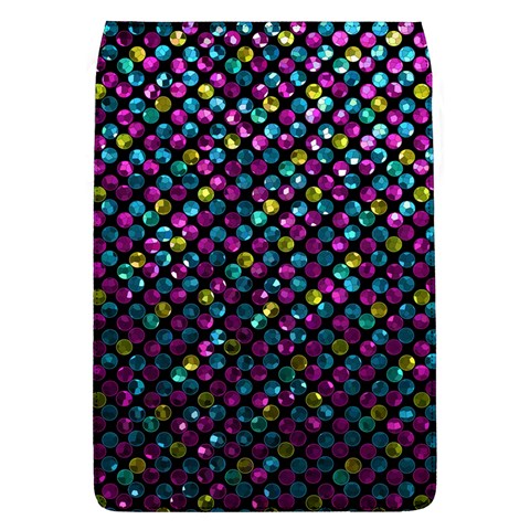 Polka Dot Sparkley Jewels 2 Removable Flap Cover (Large) from ArtsNow.com Front