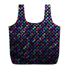 Polka Dot Sparkley Jewels 2 Reusable Bag (L) from ArtsNow.com Back