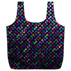 Polka Dot Sparkley Jewels 2 Reusable Bag (XL) from ArtsNow.com Front