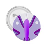 Cute Awareness Butterfly 2.25  Button