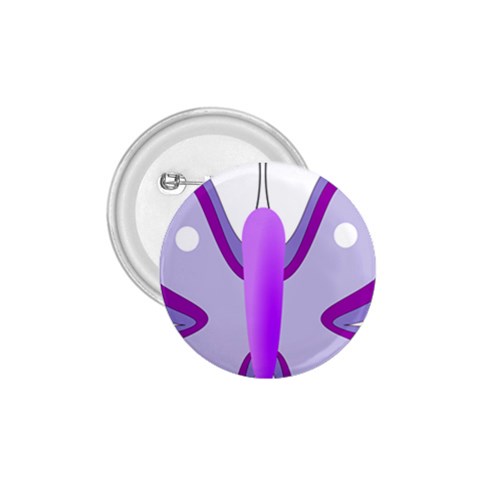 Cute Awareness Butterfly 1.75  Button from ArtsNow.com Front